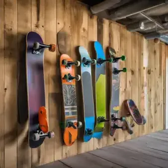 DIY Skateboard Organizer Ideas